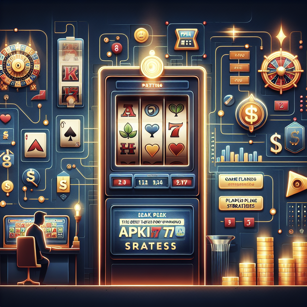 Bocoran Strategi Terbaik untuk Menang di Slot API77