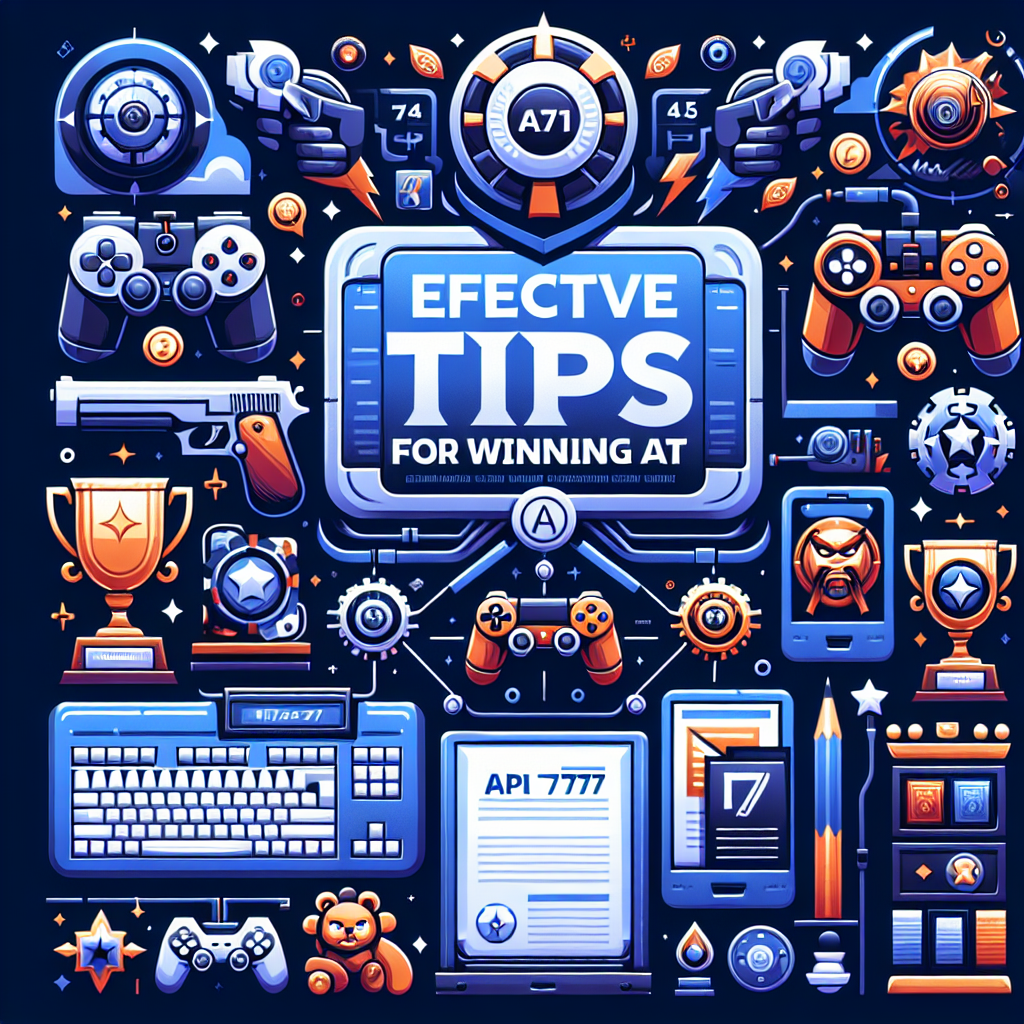 Tips Ampuh untuk Menang di API77